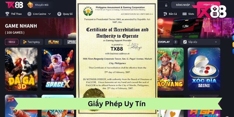 Giấy Phép Uy Tín